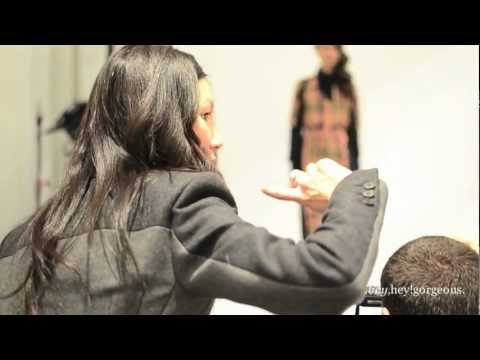 Marissa Webb "The Look" Backstage Interview New York Fashion Week Fall Winter 2013