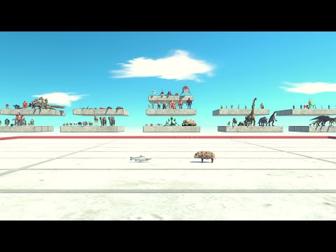 All Units Tournament In Sky Platform ARBS | Animal Revolt Battle Simulator