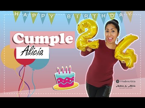CUMPLEAÑOS de ALICIA #24🎂: *Su Primer Cumpleaños en Perú* | Andres y Alicia💗