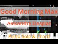 🎹Good Morning Max, Solo & Chord, Alexandre Desplat, Synthesia Piano
