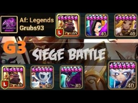 High G3 Siege [EU] Finally a WINNING COMP with ABELLIO - AF Legends Vs Zquad Sero Vs =Peace=