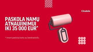 Paskola namų atnaujinimui