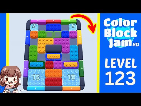 Color Block Jam Level 123 Solution Walkthrough
