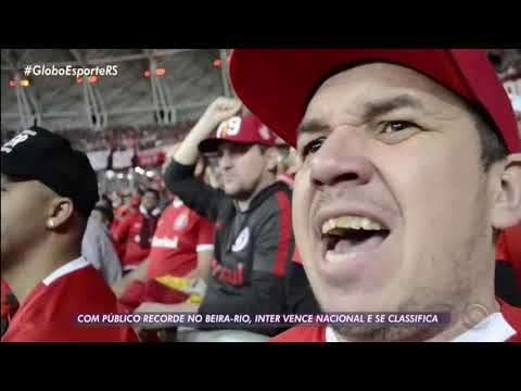 Inter 2 x 0 Nacional-Uru - Globo Esporte RS - 01/08/2019