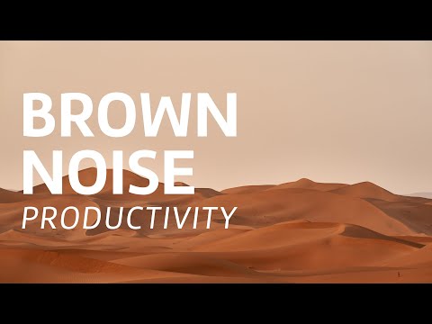 15 min BROWN NOISE Noise Blocker for Productivity or Pomodoro Sessions