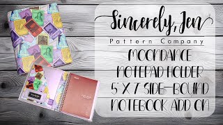 Moondance Notepad Holder 5x7 Notebook Add On Tutorial