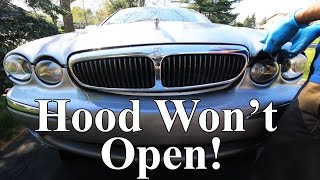 What if your car's bonnet (hood) won't open?