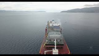 Dokumentasi Kapal Seaway Falco di Pelabuhan Tulehu, Maluku Ambon