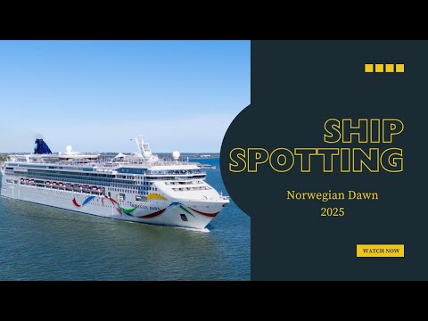 Thumbnail for Ship Spotting: Norwegian Dawn Departure from Port of Helsinki 2025 – Stunning 4K Drone Views