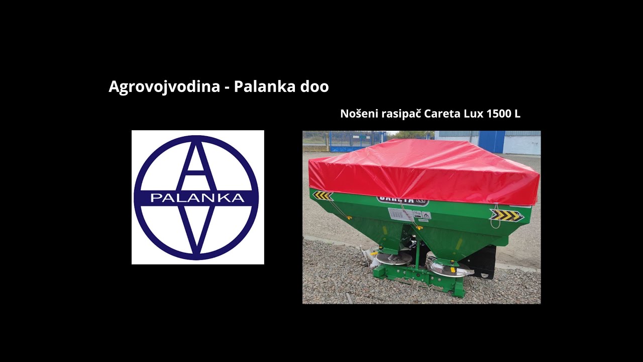 Nošeni rasipač Careta Lux 1500 L, Novo, u Prodaji, Diskontna Cena