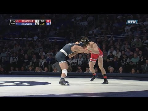Big Ten Rewind: 2016 Wrestling - 125 LBs - PSU's Nico Megaludis vs. OSU's Nathan Tomasello
