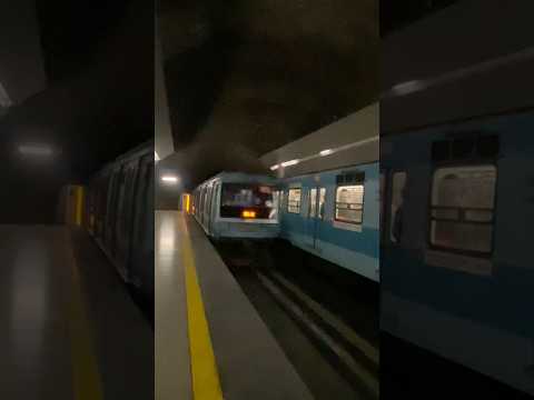 Metro De Santiago | NS93 2054 Entrando A Quinta Normal