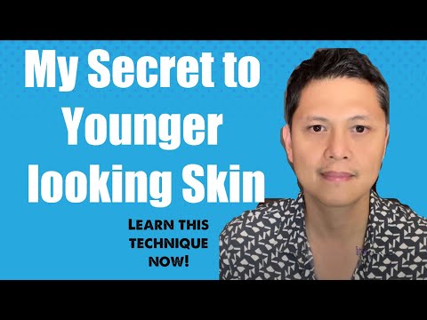 Get Younger Looking Skin (Anti- Wrinkle) with Tapping/  Facial Massage Technique