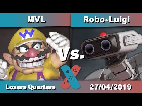 [SmashxRamboot Ultimate #5] MVL (Wario) Vs. Robo~Luigi (Joker, Cloud, ROB) - L. Quarters