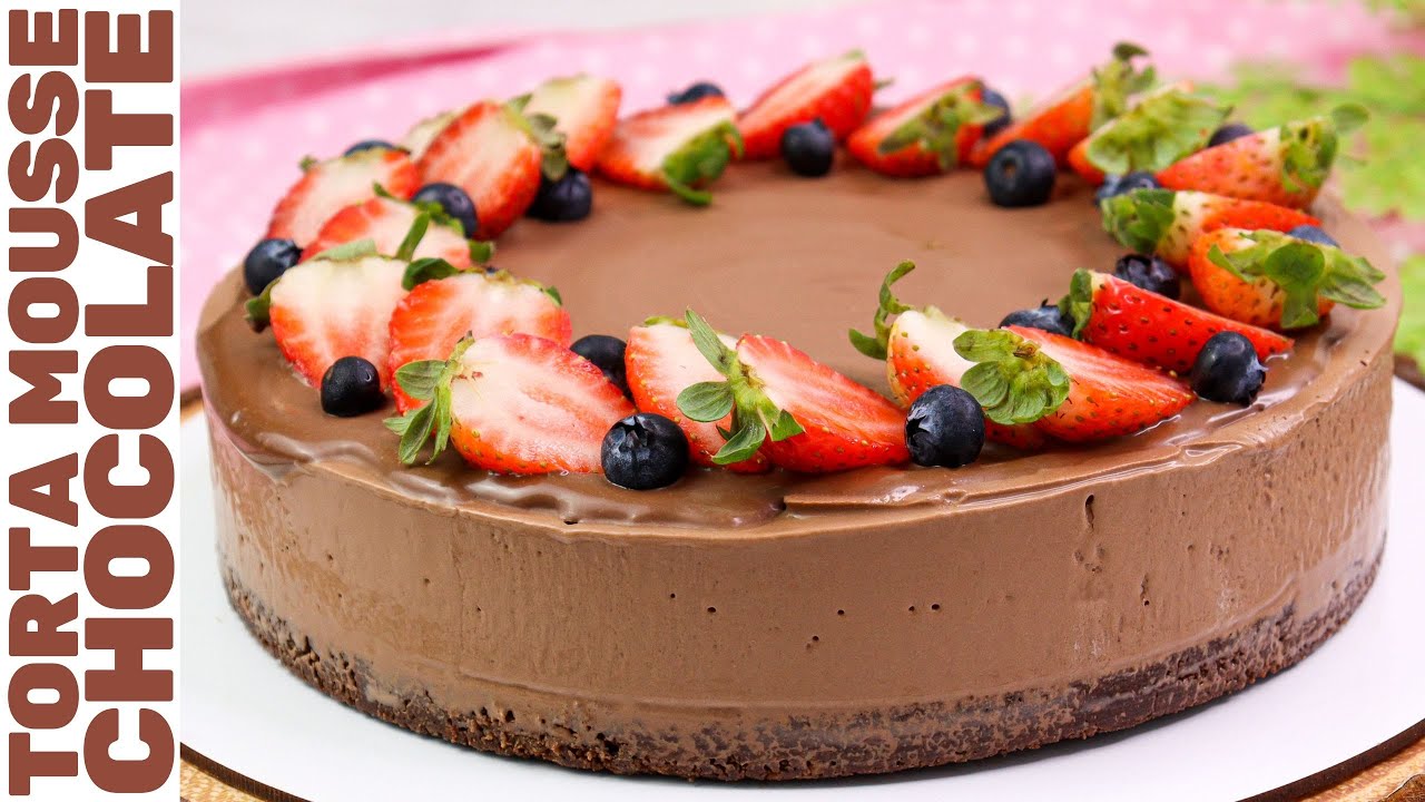 CHOCOLATE MOUSSE PIE: SUPER CREAMY! WITHOUT OVEN AND WITHOUT GELATIN! | Delicious and easy to make!