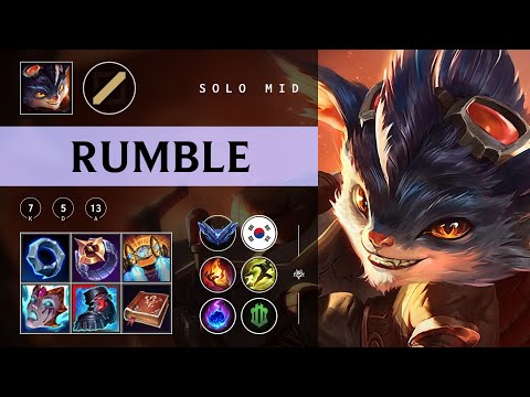 Rumble Mid vs Twisted Fate - KR Diamond Patch 25.24
