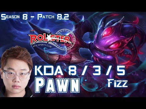 KT Pawn FIZZ vs TWISTED FATE Mid - Patch 8.2 KR Ranked
