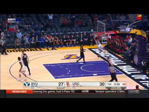 Men's Basketball: USC 91, BYU 84 - Highlights 12/3/16