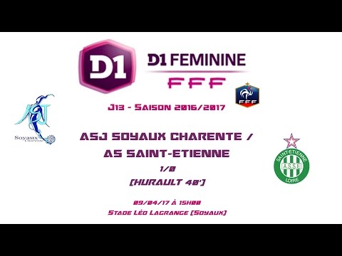 D1F - 2016/2017 - J13 - ASJ Soyaux / AS Saint-Etienne 1-0 - 09-04-17 - Le Replay (Court)