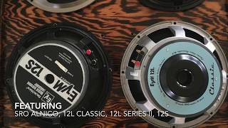 Video thumbnail for Electro Voice 12" Guitar Speaker Shootout by Grady DiPietro