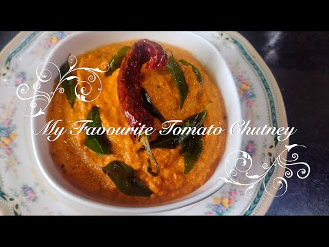 My Favourite Chettinad Style Tomato Chutney in Hindi