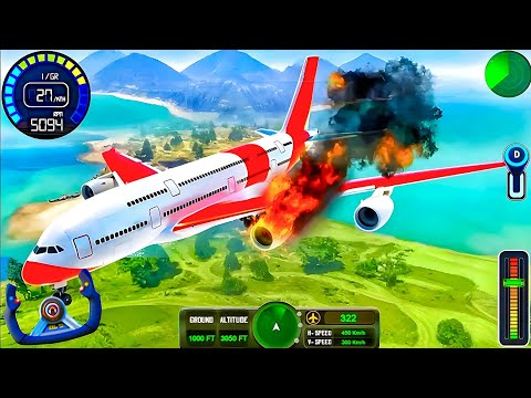 Flight Airplane City Pilot Simulator - Plane Boeing Emergency Landing - Android Gameplay #22