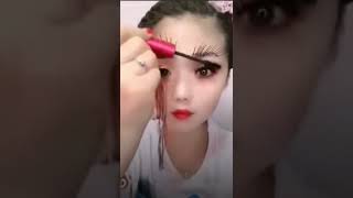 Weird Makeup tutorial #viral #shorts #youtubeshorts #ytshorts #makeup #girl #weird #relaxing