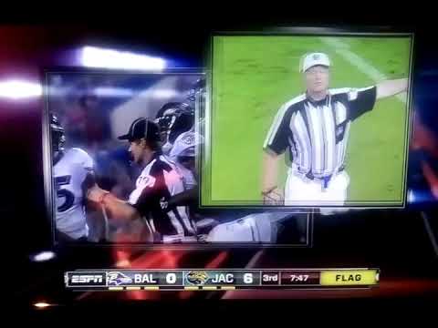 2012 Baltimore Ravens Lineman 51 Is Ejected For Throw A Punch