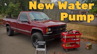 Water Pump Replacement 1994 Chevy C1500 4 3L V6 (and a new coolant leak found)