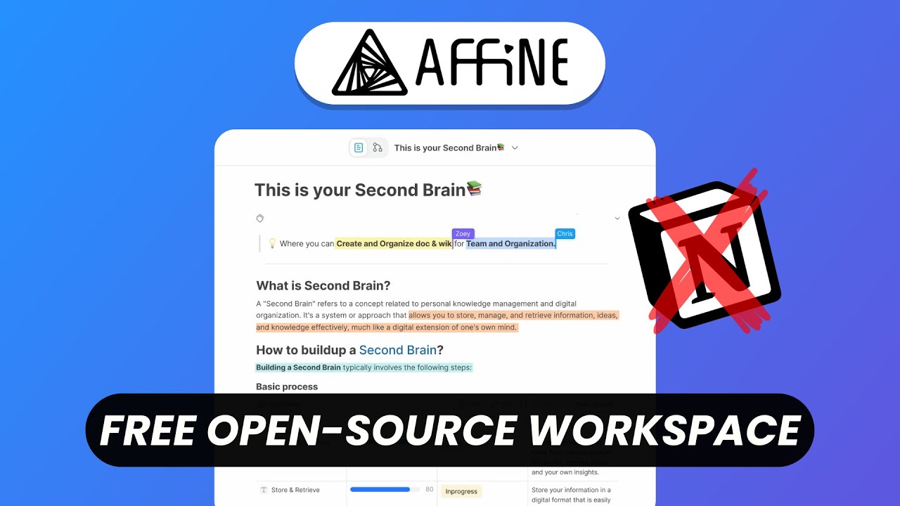Affine: Free Open Source Notion Alternative video thumbnail