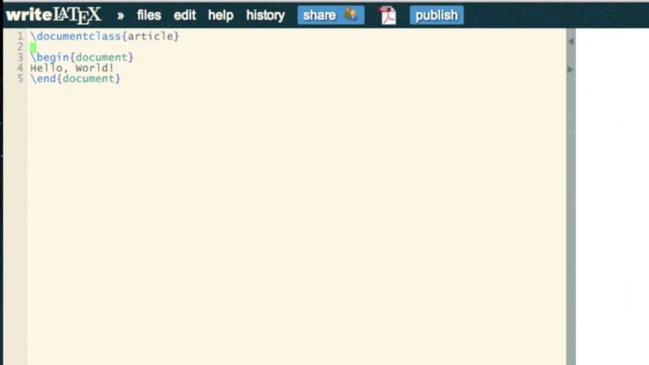 Basic LaTeX 01: Hello world