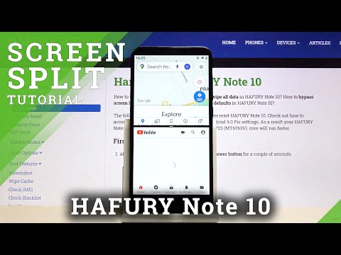 How to Split Screen on HAFURY Note 10 – Use Two Apps In The Same Times On One Screen