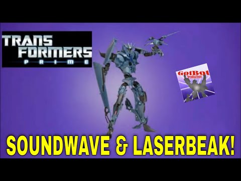 Transformers Prime Soundwave w/ Laserbeak - GotBot True Review NUMBER 1057