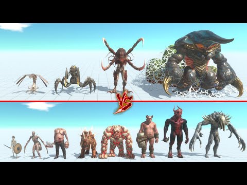Alien Exotica Team Vs Infernals Team | ARBS - Animal Revolt Battle Simulator