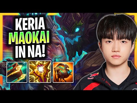 KERIA TRIES NEW META MAOKAI IN NA SERVER! | T1 Keria Plays Maokai Support vs Xerath! Season 2025