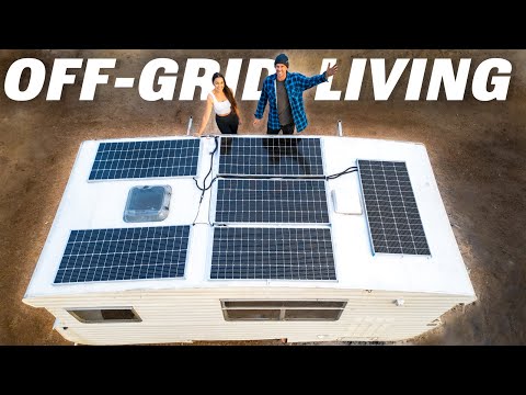 WE HAVE POWER! ⚡️ (installing our 1200 watt solar system)