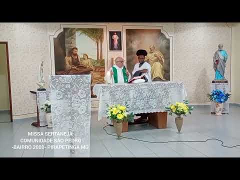 Missa sertaneja-25/11/25 comunidade São Pedro bairro 2000 Pirapetinga Minas Gerais