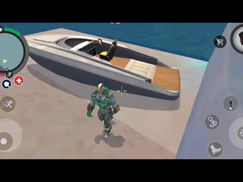 Rope Hero Vice Town Boat Crash