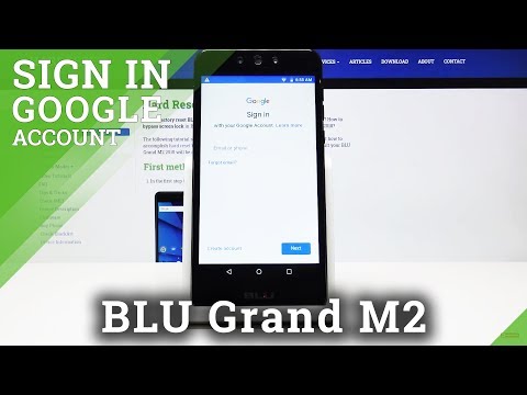 How to Add Google Account in BLU Grand M2 – Activate Google Account