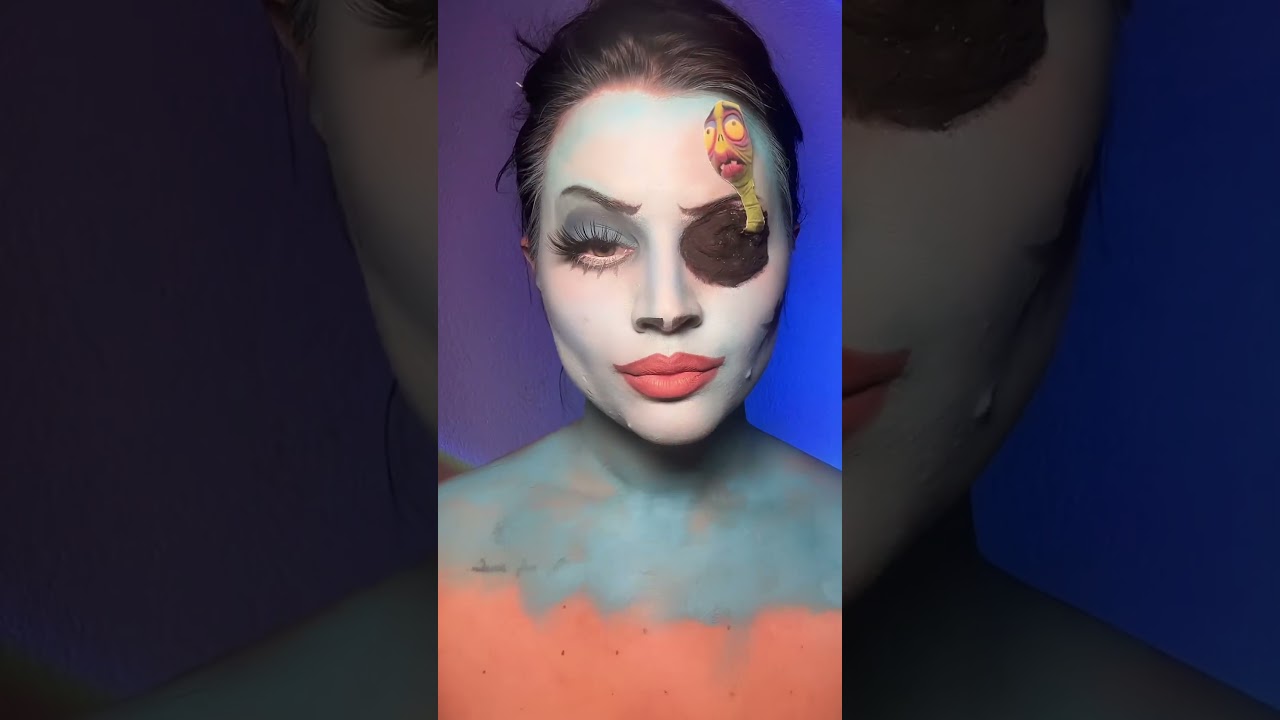 77/100 Days of Halloween- CORPSE BRIDE. #corpsebride #timburton #halloween #halloweenmakeup #fypシ゚