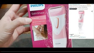 [Amazon] PHILIPS Satin Shave unboxing & reviews & try out