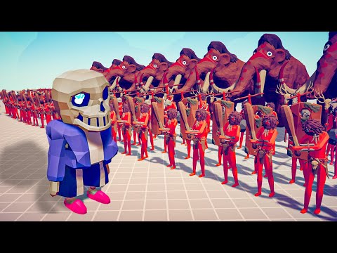 SANS 💀 Vs ⚔️ 100x EVERY TEAM / Totally Accurate Battle Simulator ( TABS )