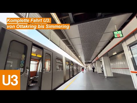 Komplette Fahrt U3: von Ottakring bis Simmering