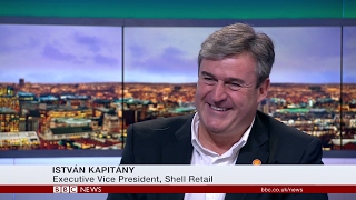 Shell Executive Vice President of Global Retail, István Kapitány’s, interview with BBC Business Live video