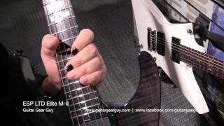 Video thumbnail for NAMM 2013 ESP LTD Elite M-II by Guitar Gear Guy