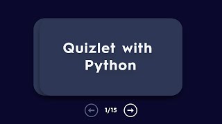 Download the video "Make Quizlet in Python/PyGame in 12 min!"
