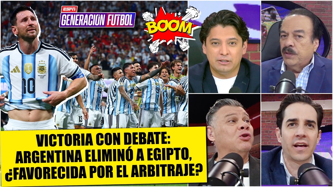 ARGENTINA hizo su parte, pero no la tuvo fácil vs EGIPTO: ¿Beneficiada por arbitraje? | Generación F