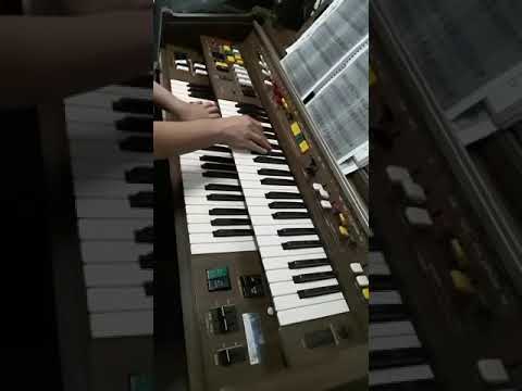 Órgão Yamaha C35 I - Década de 70  - Hino 95  -  Antigo Hinário 3 CCB