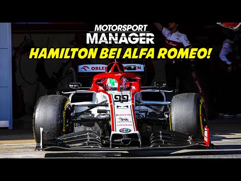 HAMILTON + RICCIARDO bei ALFA ROMEO! | MOTORSPORT MANAGER Alfa Romeo Karriere #10