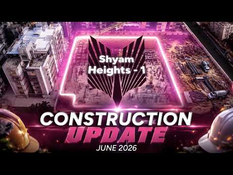 Shyam Heights 1 Shyam Heights 1 Drone Tour | Luxury 2 & 3 BHK Flats in Sargasan, Gandhinagar / June 2026 Timeline Image 1